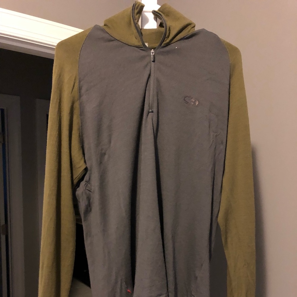 Icebreaker Bodyfit 260 Half Zip Top, Size Large